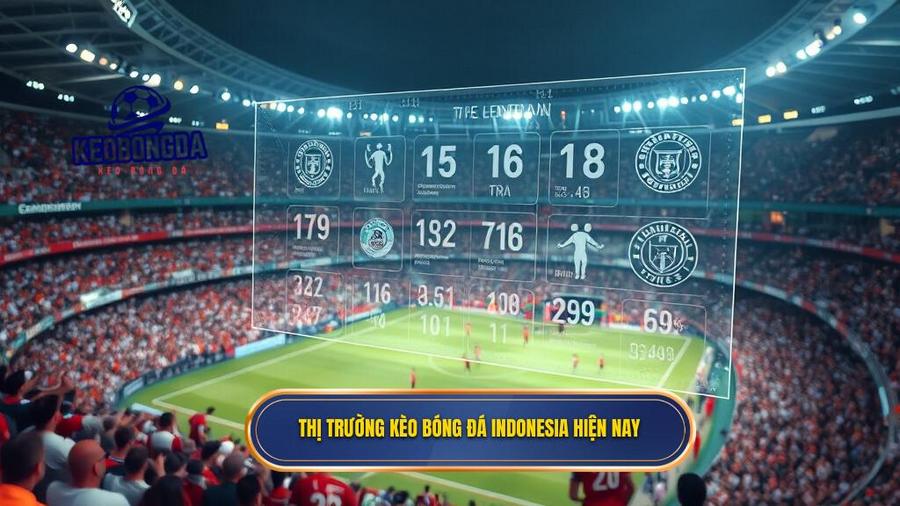 Thị trường kèo bóng đá Indonesia hiện nay