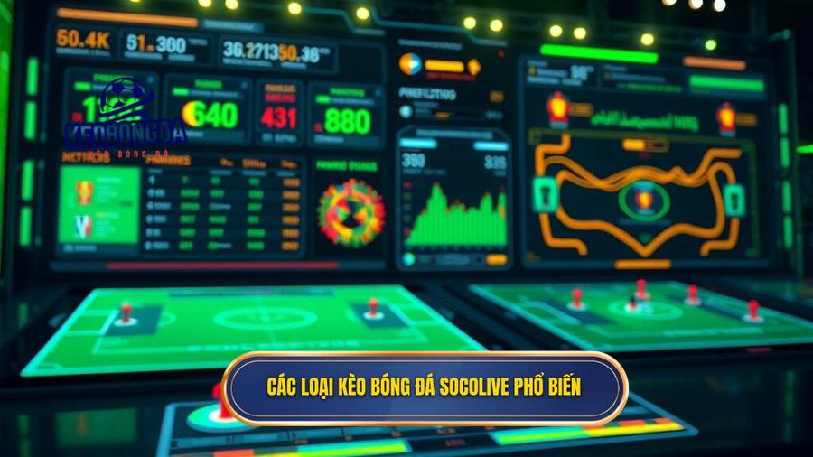 Các loại kèo bóng đá Socolive phổ biến