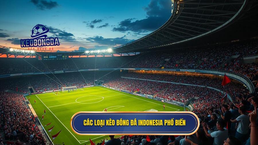 Các loại kèo bóng đá Indonesia phổ biến