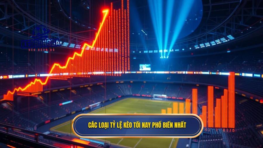 Các loại tỷ lệ kèo tối nay phổ biến nhất hiện nay