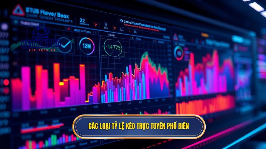Các loại tỷ lệ kèo trực tuyến phổ biến nhất hiện nay
