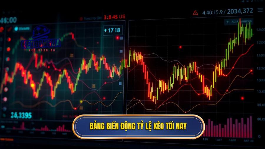 Bảng tham khảo biến động tỷ lệ kèo tối nay