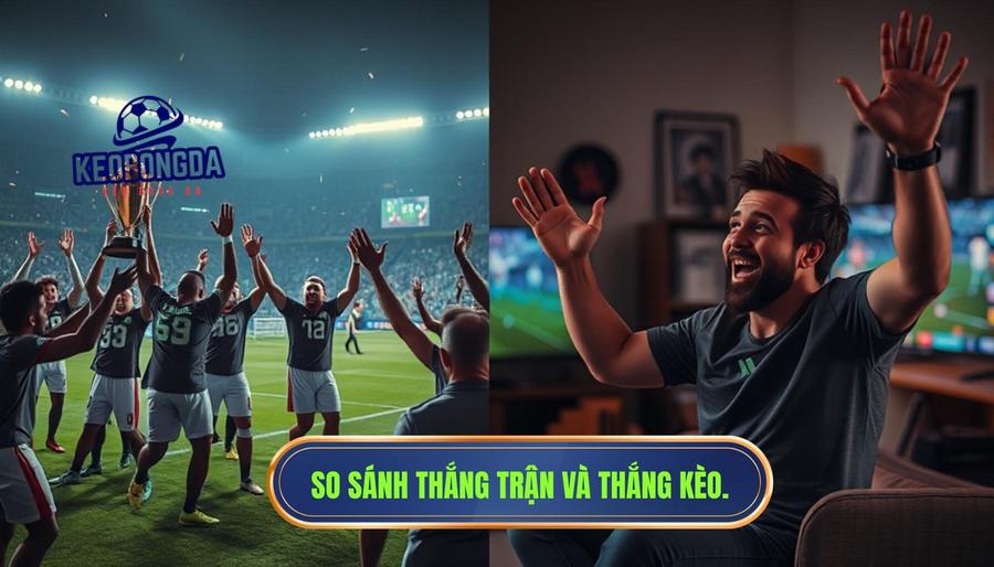 Bảng so sánh: Thắng trận vs Thắng kèo